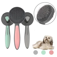 cat brush dog comb pet hair removal comb for cats dogs massage self cleaning slicker brush puppy grooming tools products