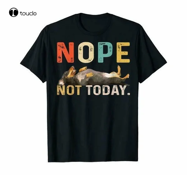 

Футболка ленивая унисекс с надписью «такса» и надписью «Not Today Dog Lover Gift»