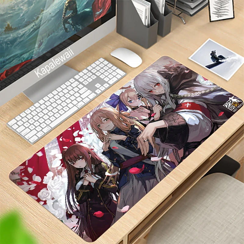 

Girls Frontline Mousepad Boy Gift Gaming Mouse Pad Gamer Anime Game Computer Desk Protector Padmouse Keyboard Mice PC Play Mat