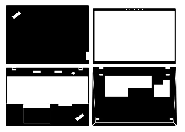 Специальная виниловая наклейка из углеродного волокна, кожаная наклейка, чехол для ноутбука Lenovo ThinkPad E14 Gen5 T16 Gen2 2023 16 дюймов