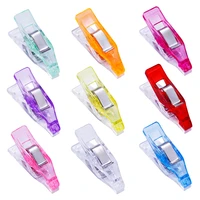 nonvor 50pcs sewing clips binding clips clothes clips plastic craft quilting clips sewing craft clamps for patchwork sewing tool
