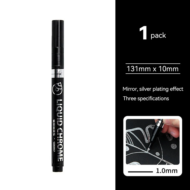 

Хромированный зеркальный маркер Borrence