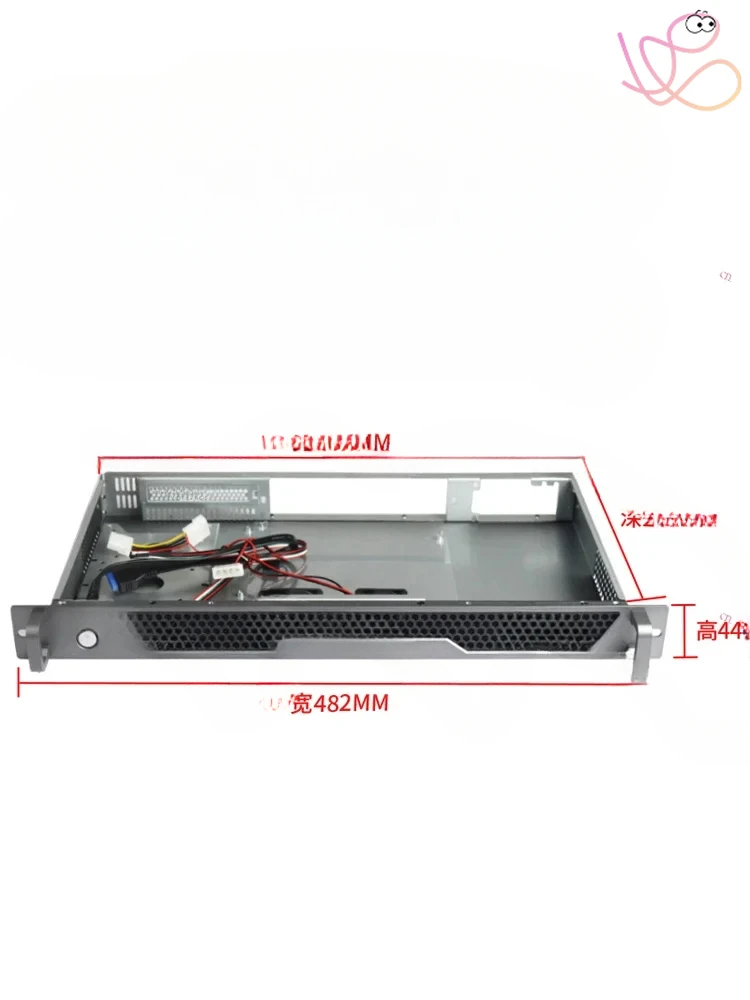 Стойка для шасси 1U тип 250 ультракороткая алюминиевая панель ITX17 * 17 основная плата