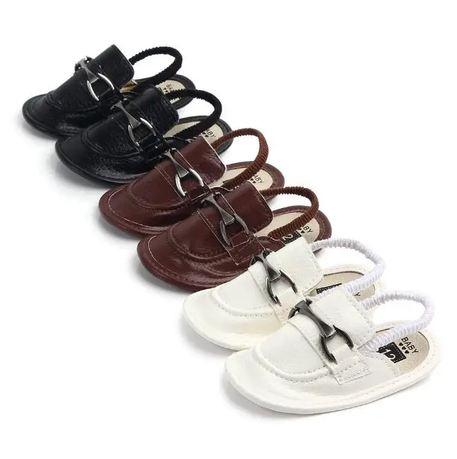 

Newborn Sandals Baby Boy Shoes Fashion PU Baby Shoes Child Summer Sandals Slipper Baby Boy Sandals 0-18m