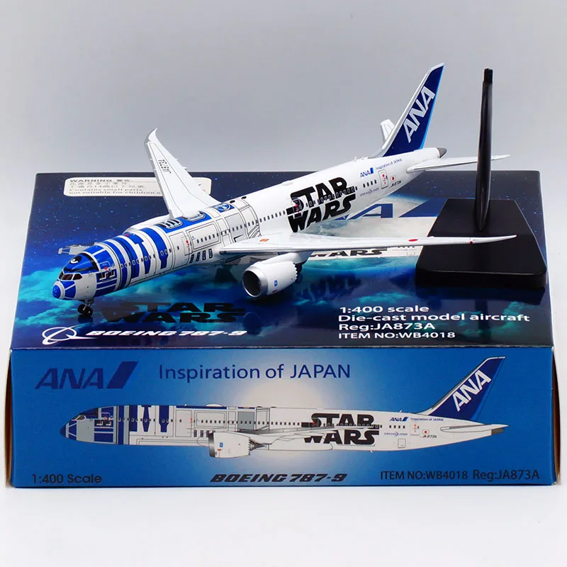 

WB4018 Alloy Collectible Plane Gift 1:400 ANA All Nippon Airways "StarAlliance" Boeing 787-9 Diecast Aircraft Jet Model JA873A