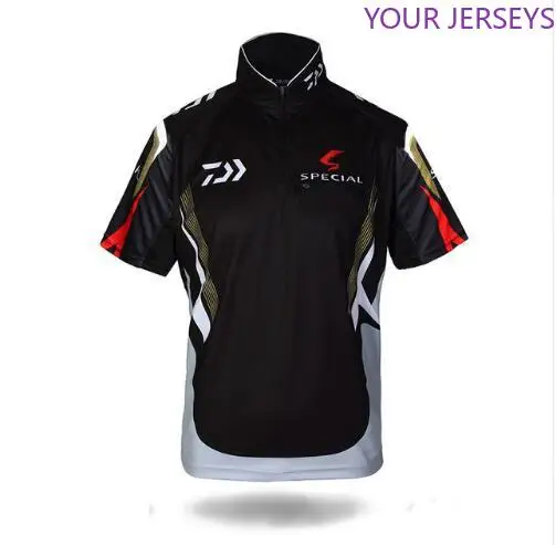 

DAIWA Men Fishing Vest Moisture Wicking Breathable Short Sleeve Fishing T Shirt Sports Cycling Fishing Clothes Ropa Daiwa