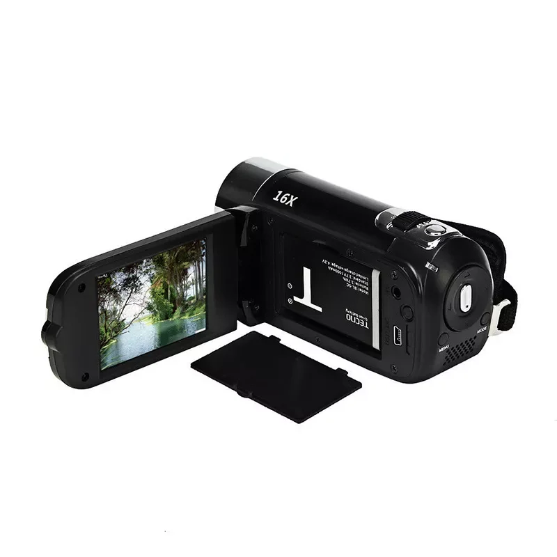 

16X Zoom Camera Recorder High Definition 1080P Digital Video DV Camcorders 2.7 Inches TFT LCD Screen LED Fill Light