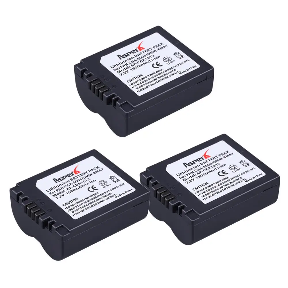 Аккумулятор CGA-S006 CGR CGA S006E S006A S006 DMW-BMA7 для Panasonic DMC FZ7 FZ8 FZ18 FZ28 FZ30 FZ35 FZ38 FZ50.