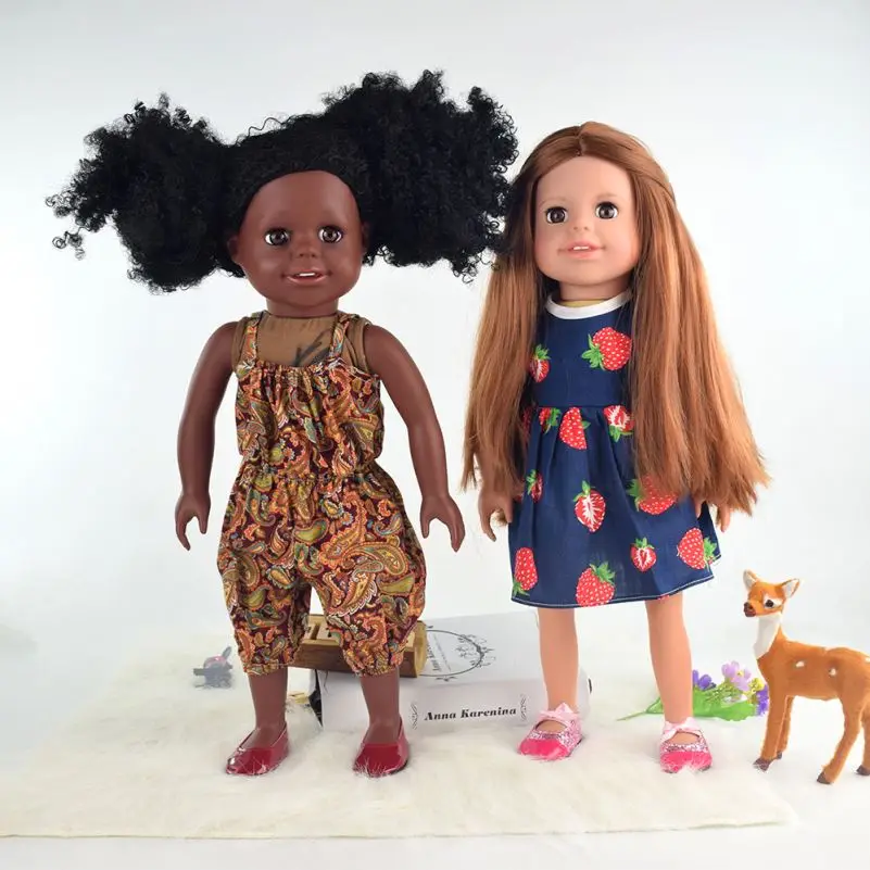 

Wholesale hot sell kids toys 18 inch african american girl doll factory