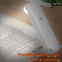 led usb rechargeable book light portable bookmark read light brightness adjustable eye protection clip lamp for reading books