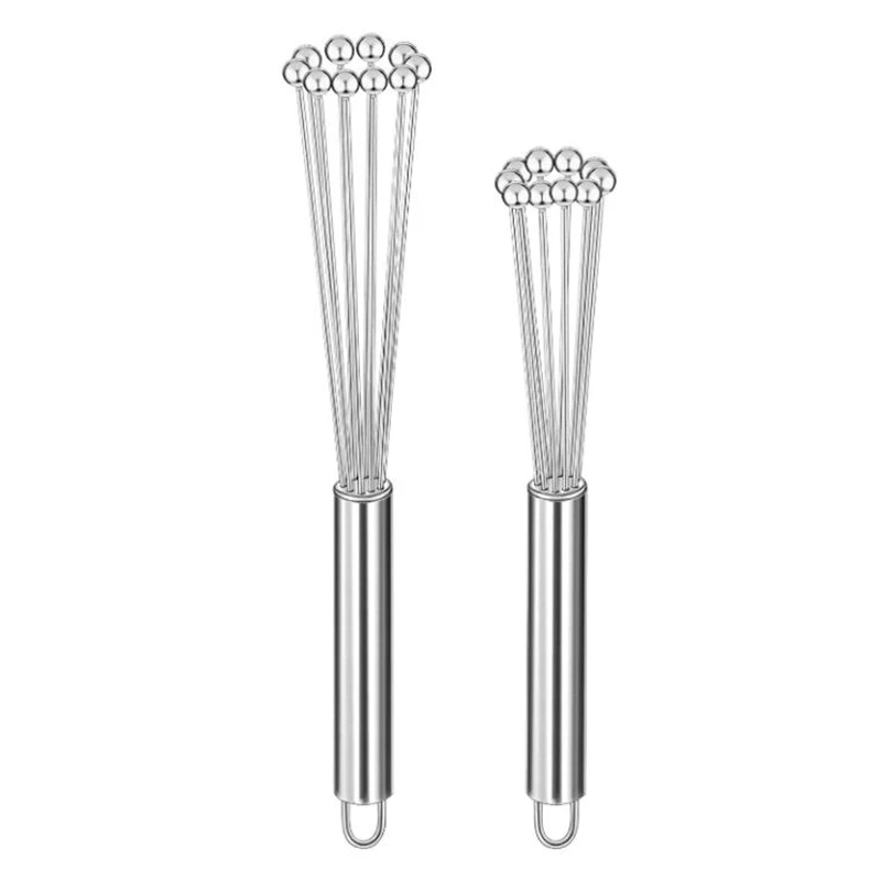 

2 шт., венчик для взбивания яиц из нержавеющей стали