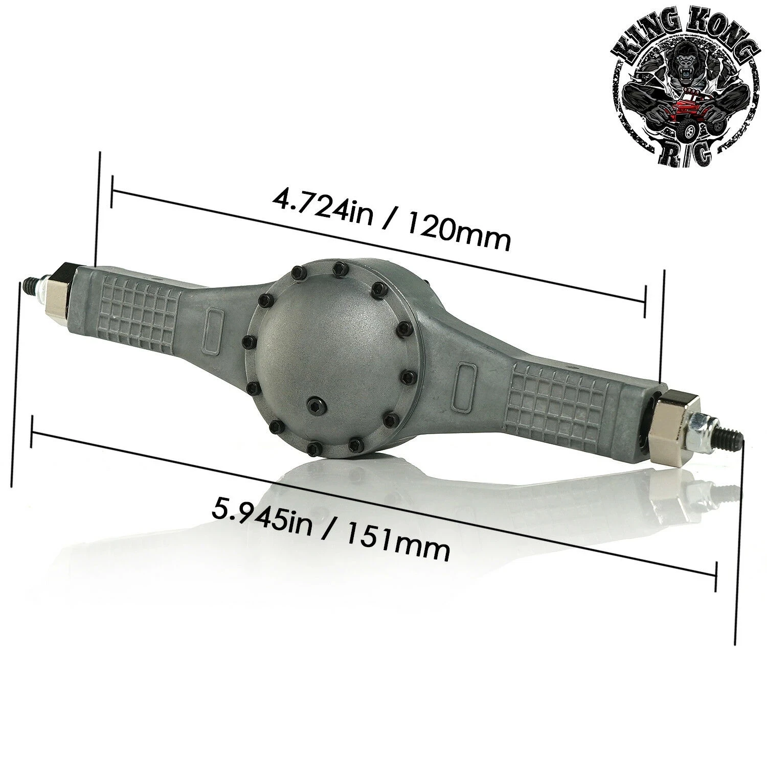 Kingkong RC 120 мм Diff металлическая задняя ось для 1/12 ZIS-150/CA10/Tamiya трактор грузовик |