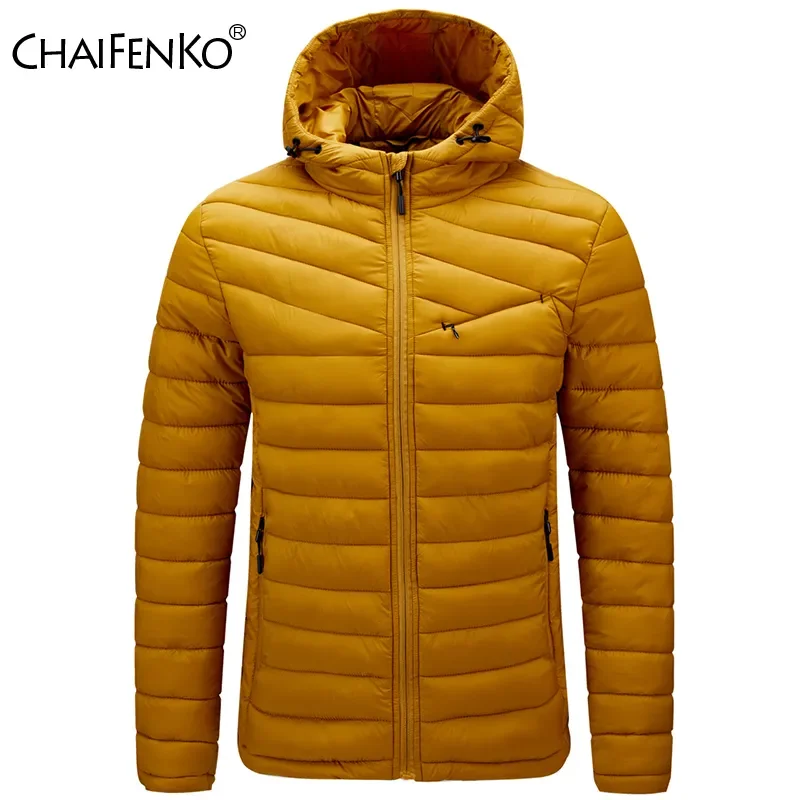 

Men 2022 Winter New Thick Warm Waterproof Parkas Jacket Men Autumn Fashion Hooded Coat Men Brand Outwear Slim Casual Parkas Men