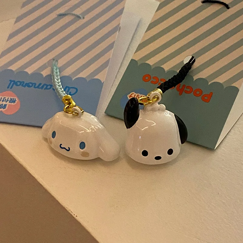 

Kawaii Hello Kitty Keychain Sanrioes Anime Kuromi Cinnamoroll Figurine Pochacco Car Bag Lanyard Pendant Cute Accessory Girl Gift