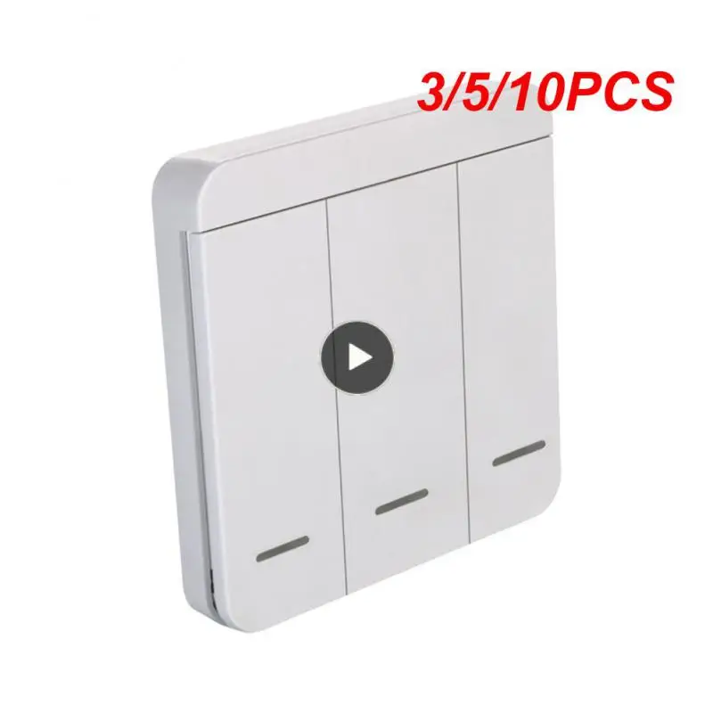 

3/5/10 шт. беспроводной пульт дистанционного управления проводка Бесплатный умный дом 433 МГц настенный выключатель с дистанционным управлени...