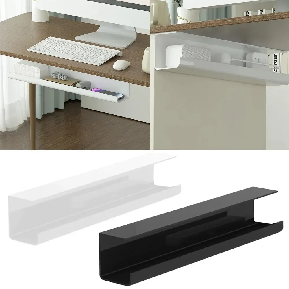 Кабельный Органайзер Под Столом. Лоток Для Прокладки Кабелей. Расширенный