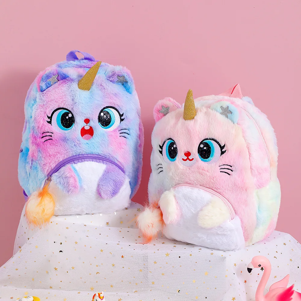 

Lovely Girls Unicorn Backpack Soft Cartoon Kids Schoolbag Little Girl Kawaii Book Bag Children's Preschool Bags Kids Gift