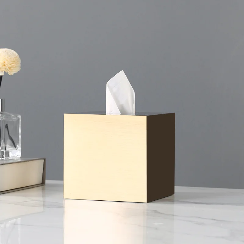 

Золотистый держатель для салфеток из нержавейки и мрамора