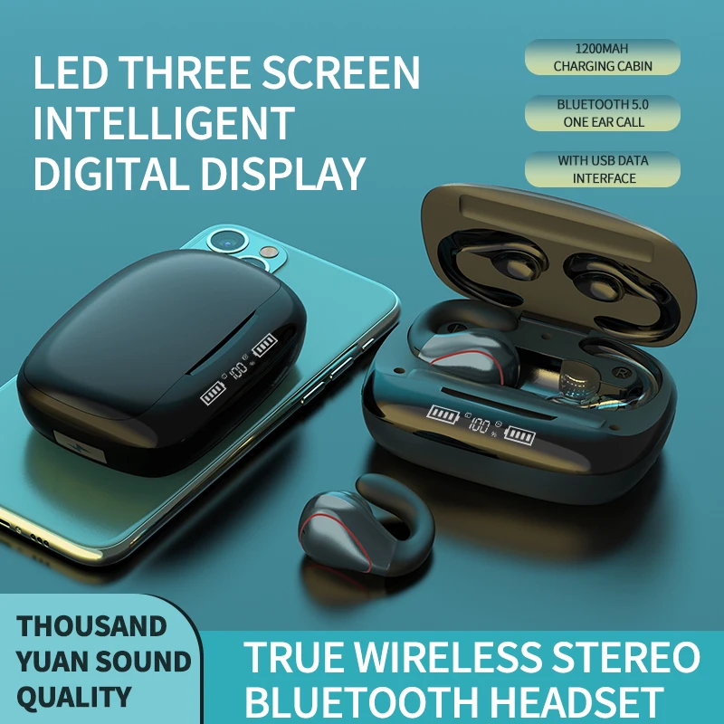 

TWS-наушники T20 с поддержкой Bluetooth и сенсорным управлением