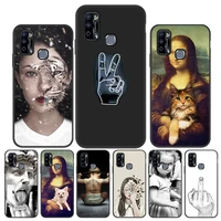 For Infinix Smart Note Case Mona Lisa Soft Funda for Infinix Hot Play Hot10 Lite 10T 10S NFC Note10 Zero Cover