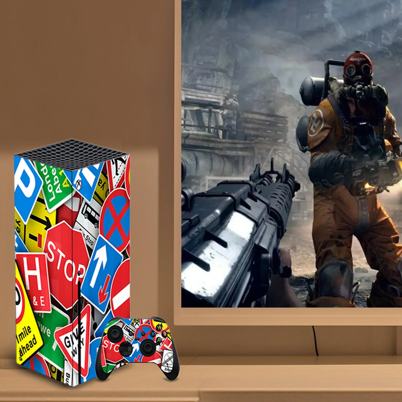 Наклейка для консоли Xbox серии X чехол и контроллера Бесплатная защита оптовая