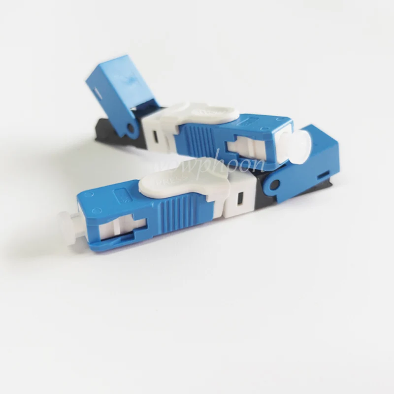 10/30 PCS FTTH SC Fiber Optic Fast Connector ESC250D SC UPC/APC Singlemode Optical Quick Connector FTTH Tool Cold Connection