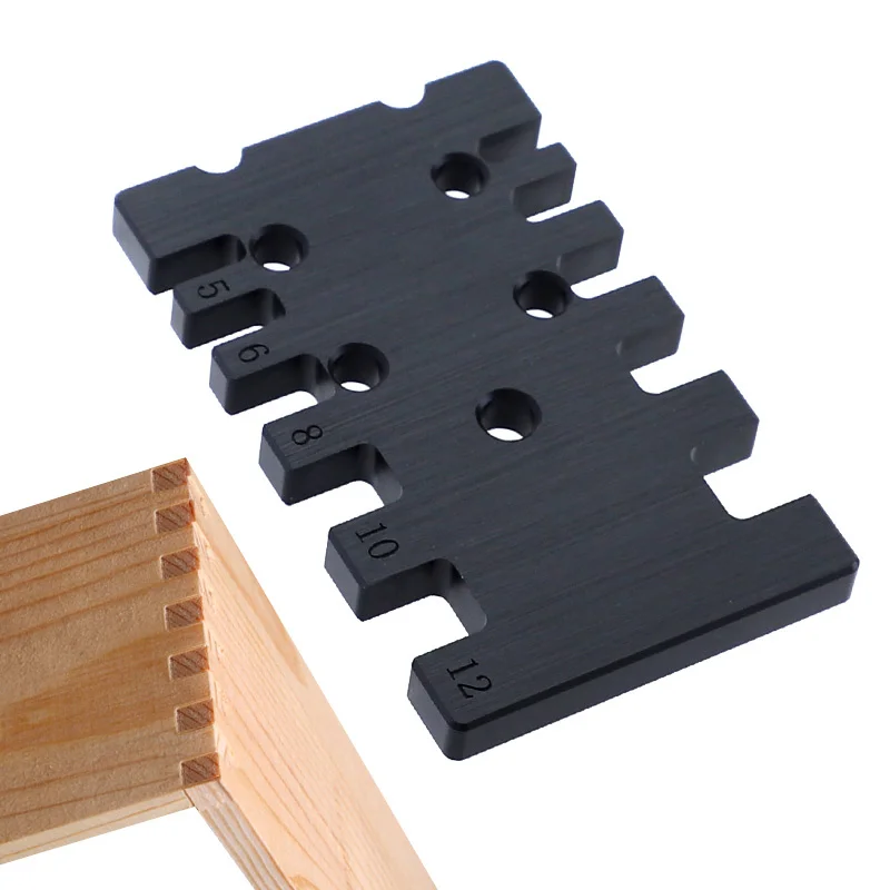 

Woodworking Dovetail Tenon Push Ruler Caliper Metric Imperial Scale Card Measuring Step Gauge Table Machine Measuring Tool Ruler