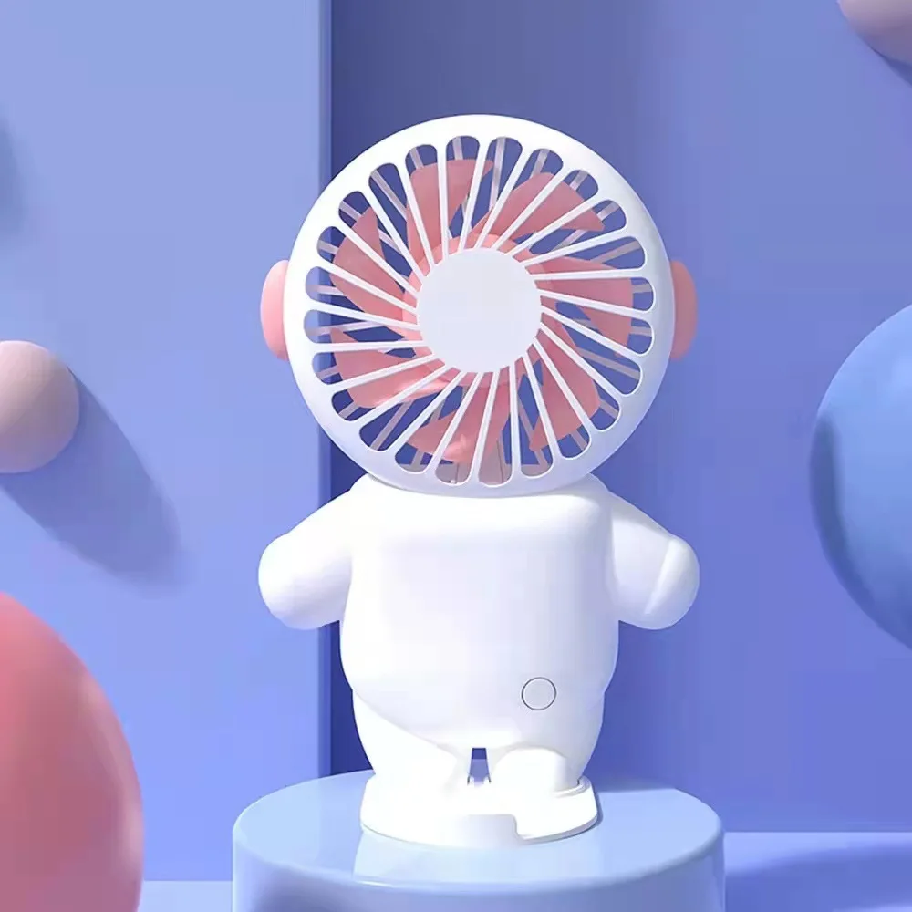 

Fan Charging Small Fan USB Portable Handheld Fan Cartoon Desktop Fan Summer Gift