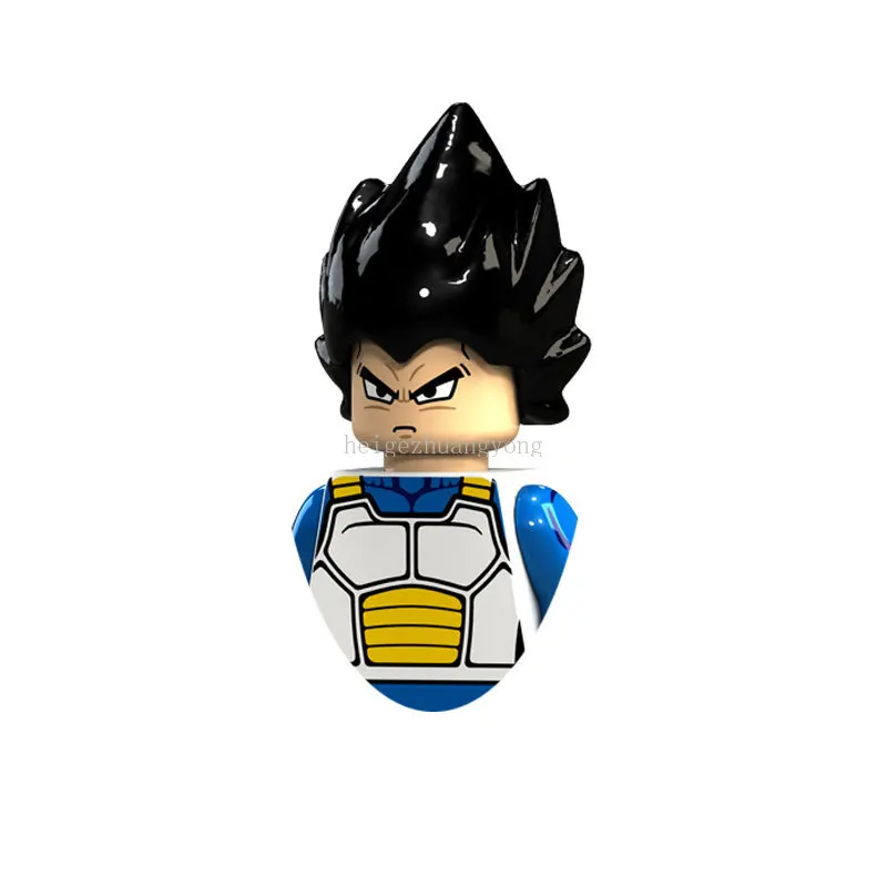 KT1007 Dragon Ball Anime Cartoon Goku Vegeta Dragon Buliding Blocks Bricks Mini Action Figures Kids Assembl Toys Birthday Gift images - 6