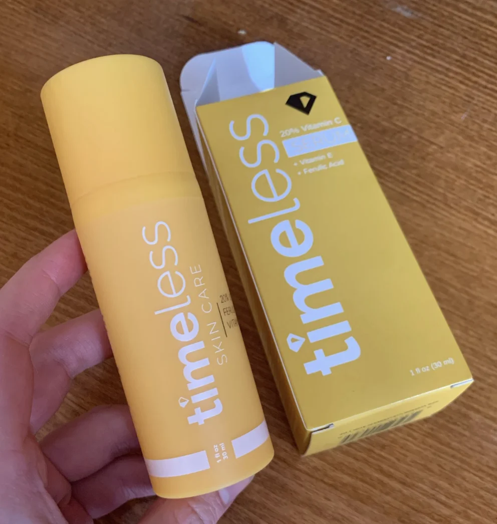 

Timeless skin care 20% VITAMIN C face Acid Serum Whitening Moisturizing skin Anti Wrinkle face care women makeup cosmetic