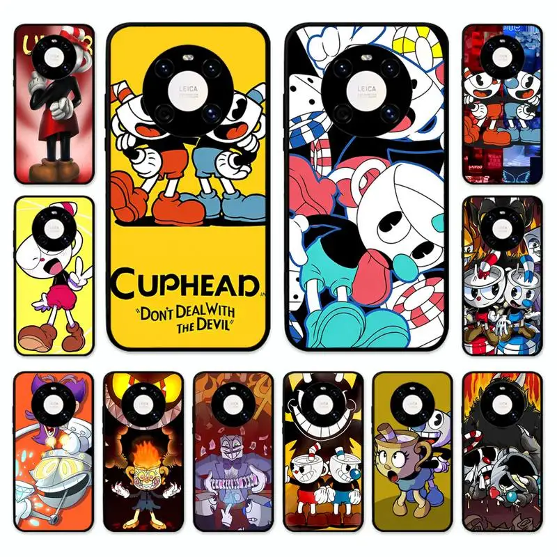 

Cute C-Cuphead Phone Case for Huawei Mate 20 10 9 40 30 lite pro X Nova 2 3i 7se