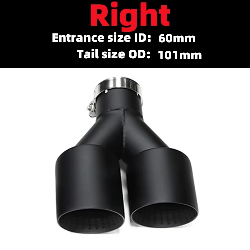 

1 шт., автомобильный глушитель из нержавеющей стали