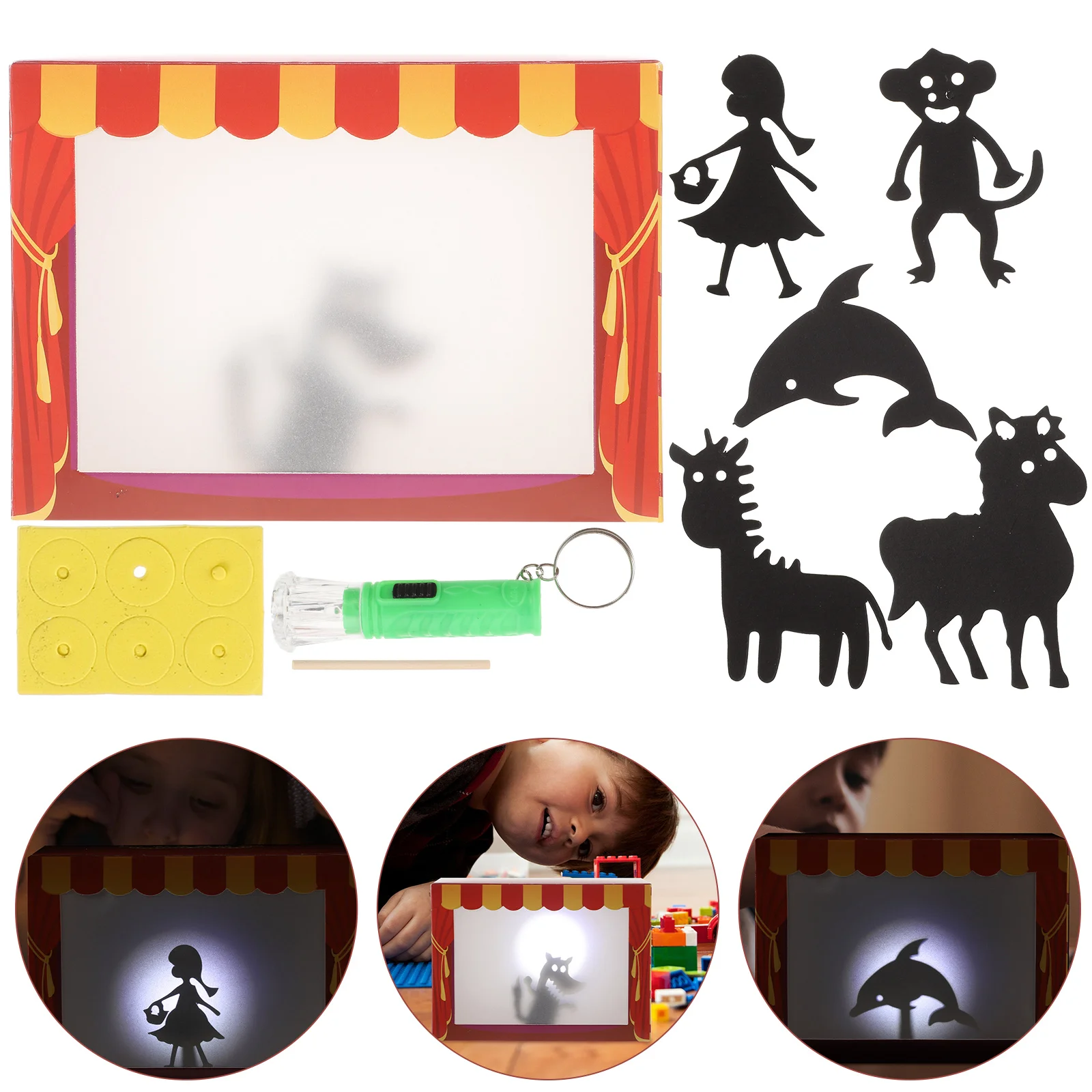 

Aldult Toys DIY Puppet Show Chinese Puppetry Teaching Aids Shadow Craft Plastic Handmade Pupils