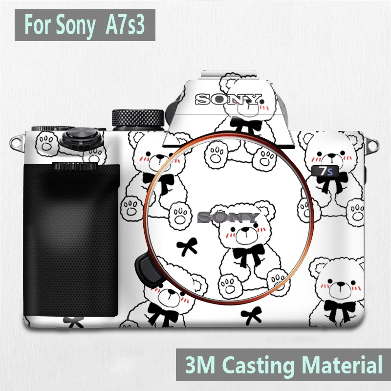 

A7SIII Camera Anti-scratch Decal Cover Skin For Sony ILCE-7SM3 A7S3 Frosted 3M protective Sticker