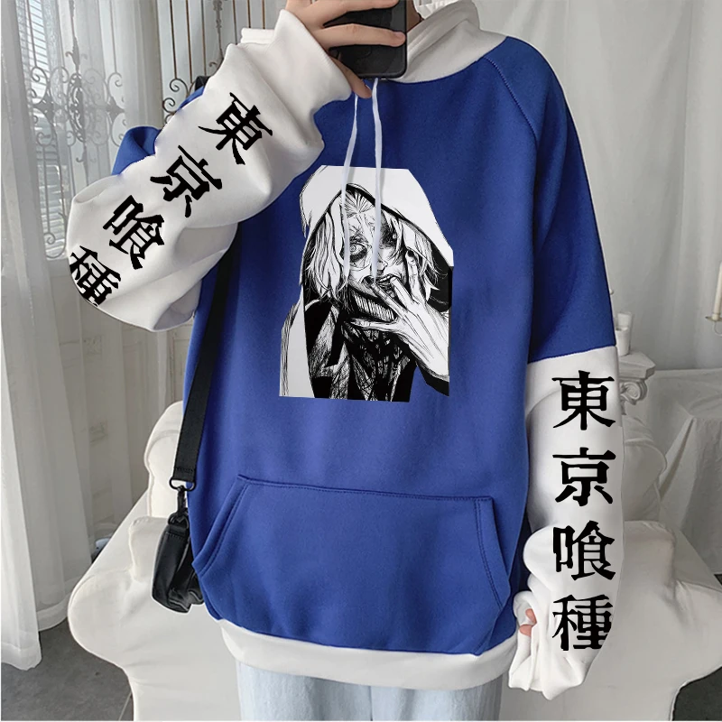 Японские Аниме Токийский Гуль толстовки Готический стиль Takizawa Seidou манга графика