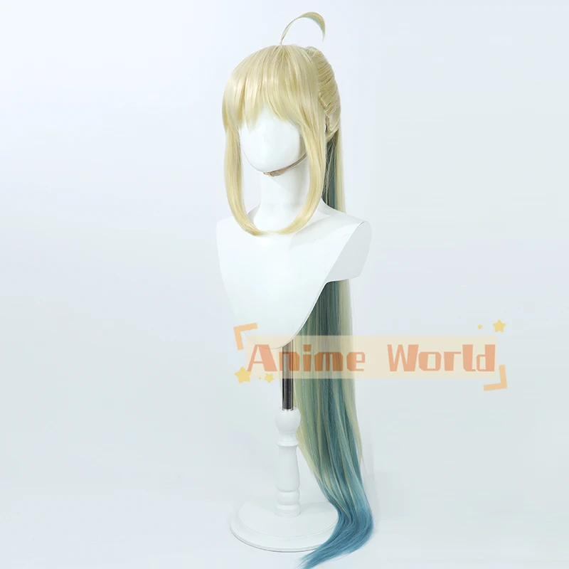 FGO Fate Grand Order Aesc парик для косплея Спасителя 120 см конский хвост синтетические