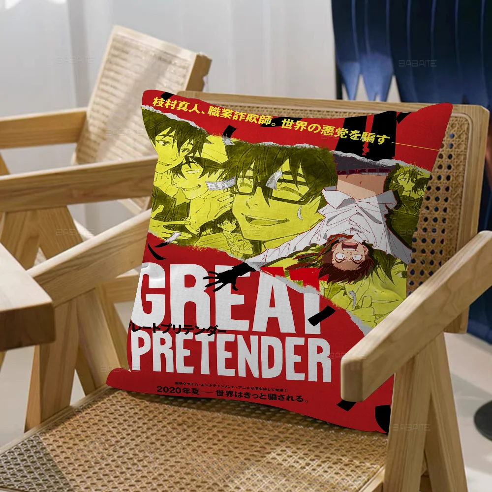 Чехол для подушки Great Pretender наволочка с декором принтом чехол дивана