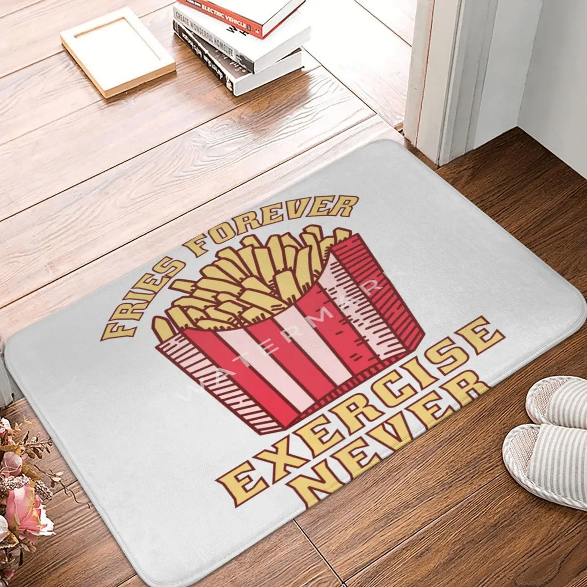 

Fries Forever Diet Never Carpet, Polyester Floor Mats Mats Personalized Doorway Outdoor Festivle Gifts Mats Customizable