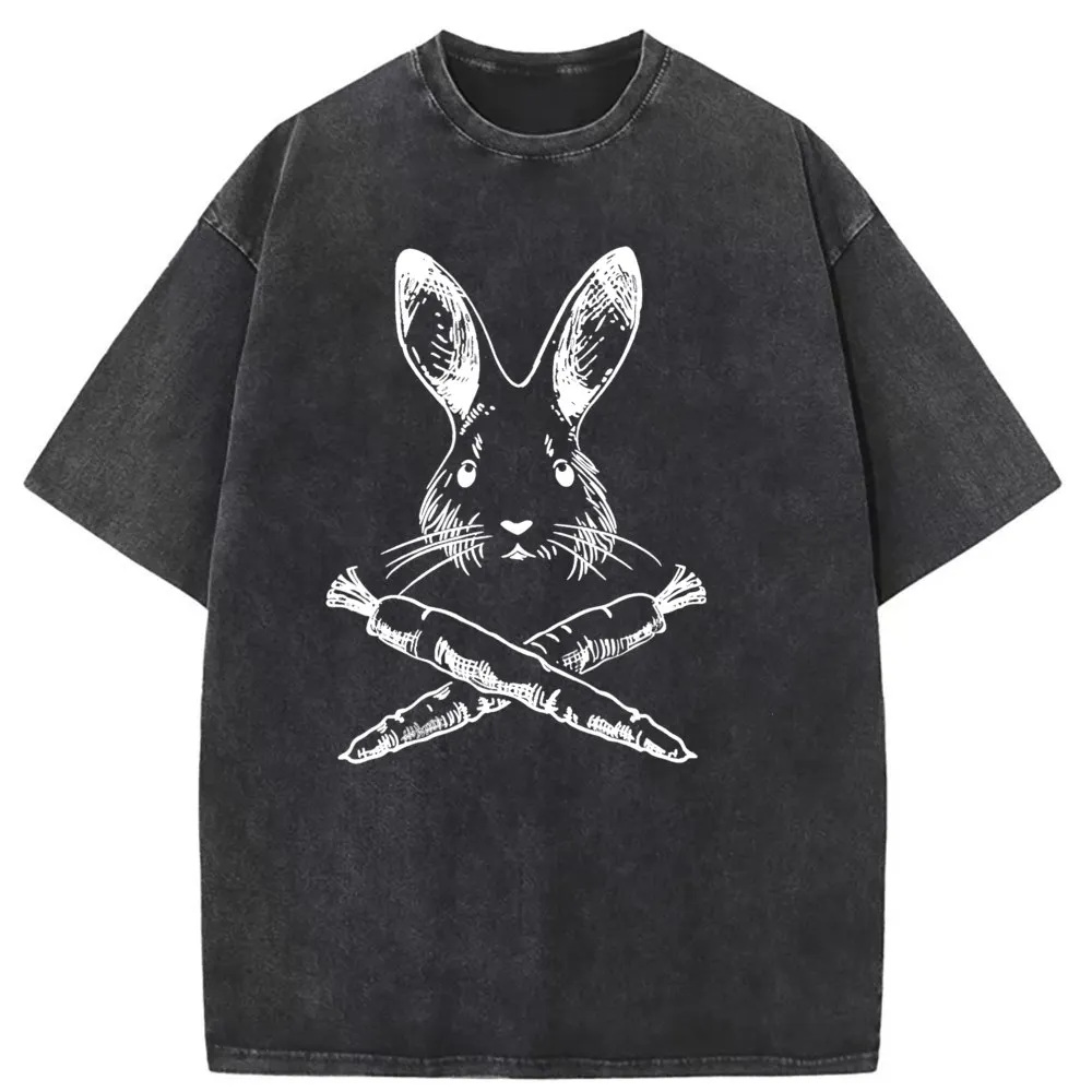 

Easter T Shirt Funny Joly Roger Bunny Skull Egg T Shirt Designer Long Sleeve Crazy Sweatshirts Men Vintage New Tops Tshirt