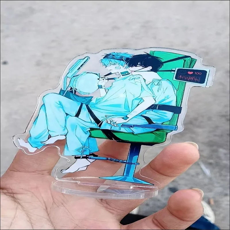 Брелок для ключей с изображением инопланетянина акриловый брелок в стиле аниме