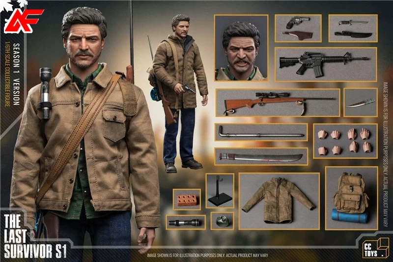 CCTOYS масштаб 1/6 выживший Джоель полный комплект Подвижная кукла 12 дюймов Мужская