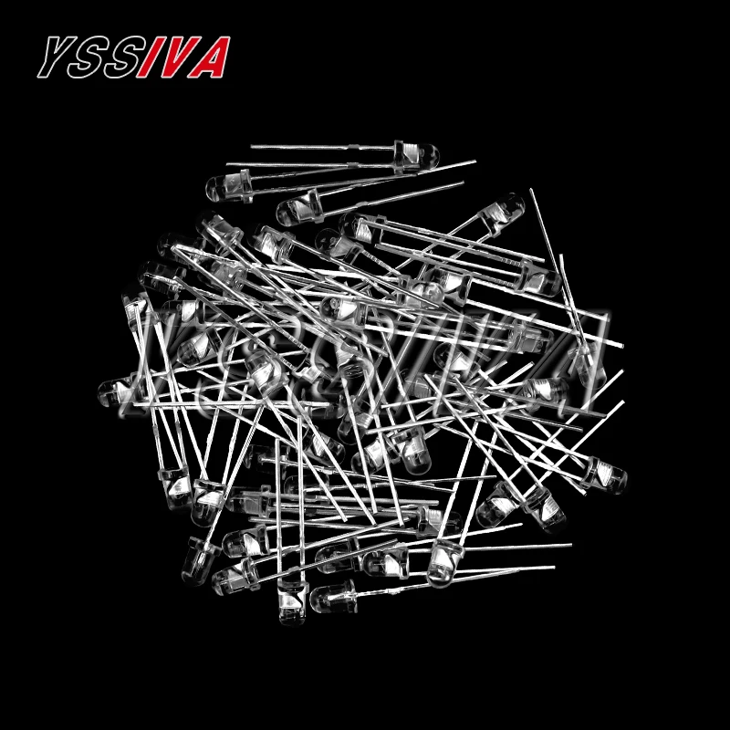 50 шт. F3 3 мм вспышка красный зеленый двухцветный светоизлучающий диод