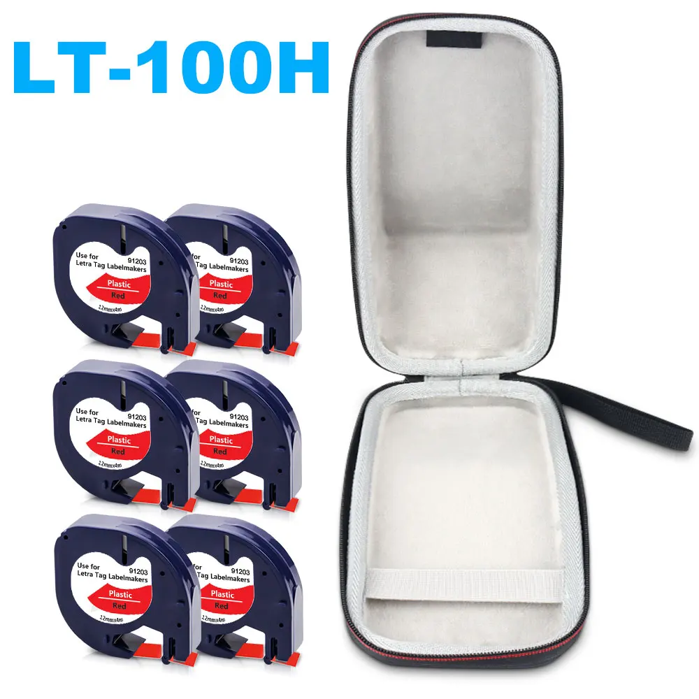 Жесткий Чехол для Dymo Letratag LT100H коробка хранения этикеток с 6PK 91203 ярлыки