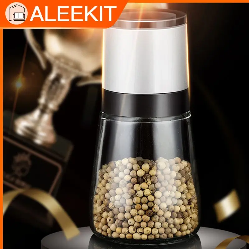 

Перезаправляемая стандартная прозрачная стеклянная мельница для перца из нержавеющей стали, оптом