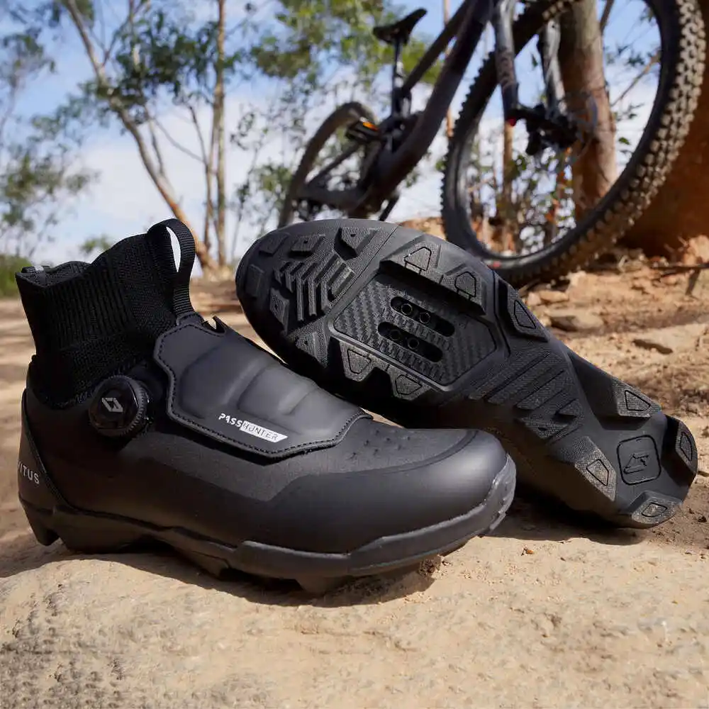 

Avitus Arcas Men's MTB Mountain Bike Shoes Cycling Shoes-SPD Cleat Compatible