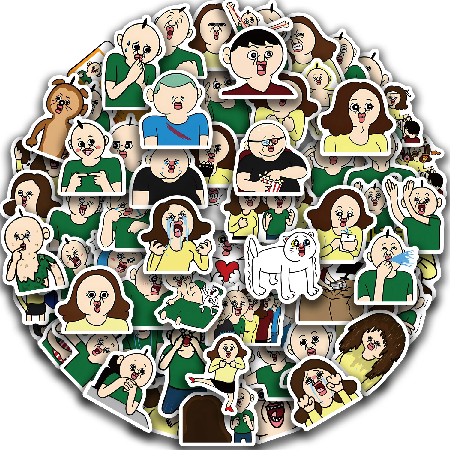 73 шт. стикеры Bang Tang Мультяшные Забавные милые ПВХ украшения наклейки для детских