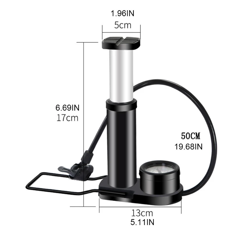 

Bike Floor Pump - High Pressure 160PSI - Presta Val-ve Bike Pump Automatically Switches to Schrader for Road, MTB & BMX GXMF