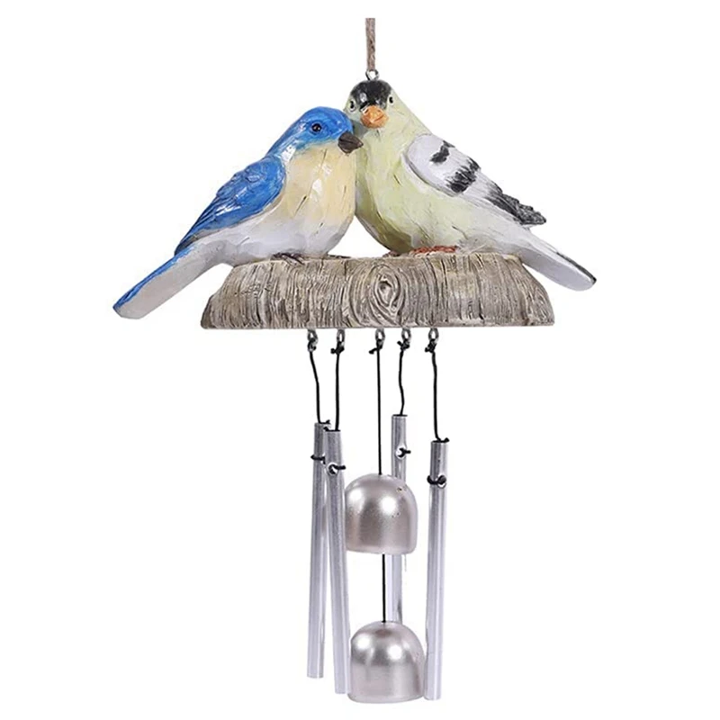 

Wind Chimes Bells,Hanging Wind Chimes,Garden Wind Chimes Outdoor,Garden Statue Sculptures Hanging Birds,For Patio Lawn