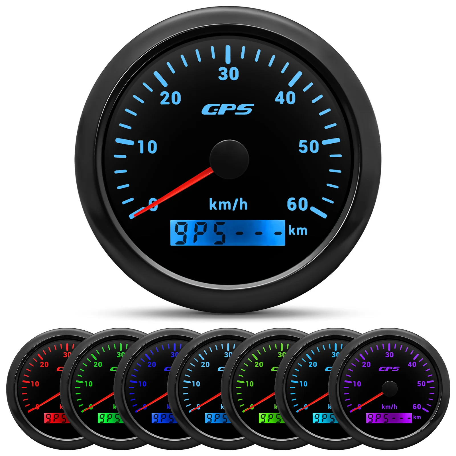 

Универсальный GPS-спидометр 85 Мм С Несколькими Настройками Скорости Для Автомобиля И Лодки, Измерение 200 Км/ч