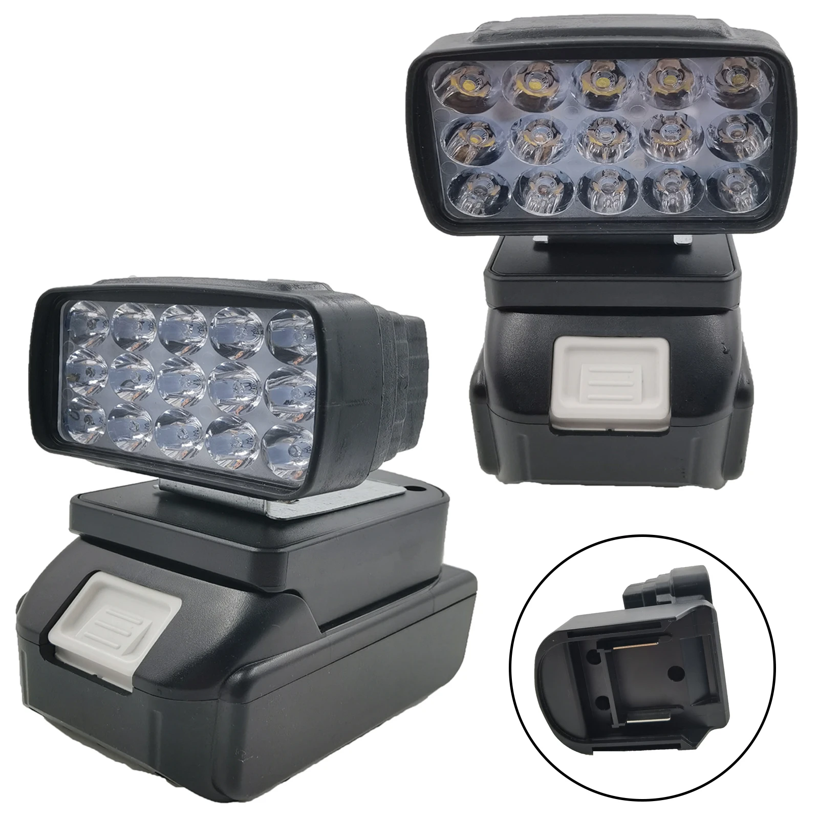 

8W 18V LED Work Light for Makita 14.4-18V Li-ion Battery BL1830 BL1850 Outdoor Flashlight Spotlight Tool Lamp Emergency Lighting